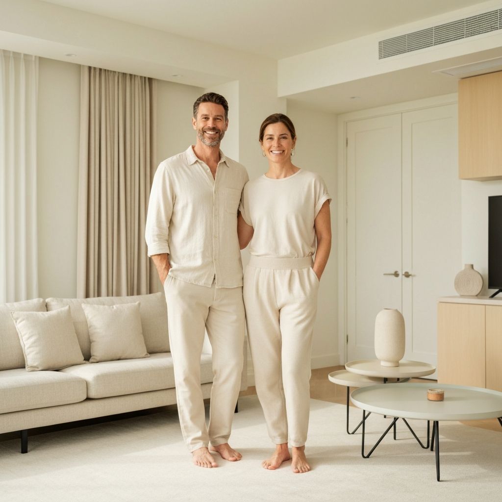 Casal saudável representando bem-estar e qualidade de vida